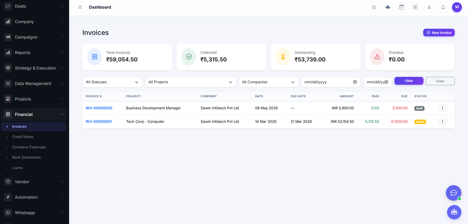 Invoices